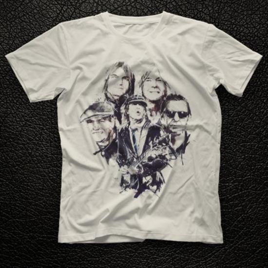 AC-DC Group,White Unisex Tshirt 010  /