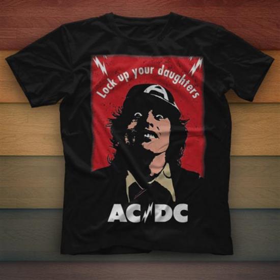 AC-DC,Lock Up Your Daughters Black Unisex Tshirt 031