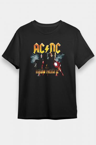 AC DC iron-man Unisex Tshirt 058