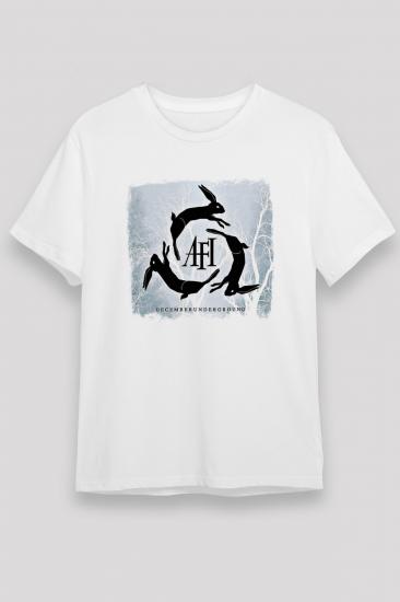 Afi , Music Band ,Unisex Tshirt 08 /