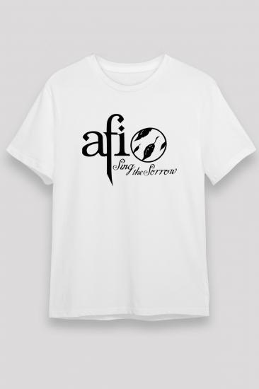 Afi , Music Band ,Unisex Tshirt 11 /