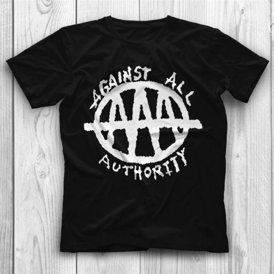 Against All Authority , Music Band ,Unisex Tshirt 01 /