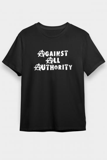 Against All Authority , Music Band ,Unisex Tshirt 09 /