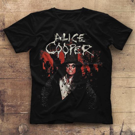 Alice Cooper,Music Band ,Unisex Tshirt 09/