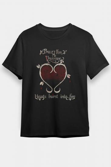 Bullet for My Valentine ,Rock Music Band ,Unisex Tshirt 28/