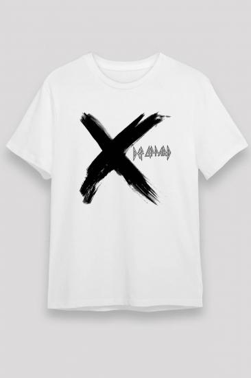 Def Leppard T shirt, Music Band ,Unisex Tshirt 06/