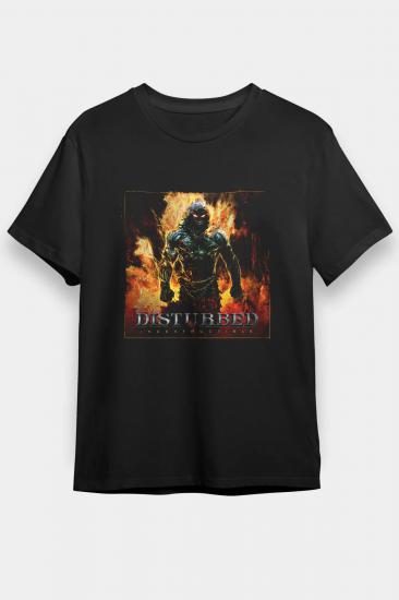 Disturbed  T shirt , Music Band ,Unisex Tshirt 04
