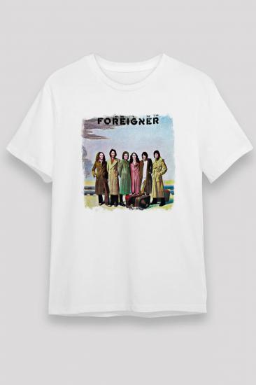 Foreigner T shirt , Music Band ,Unisex Tshirt 07/