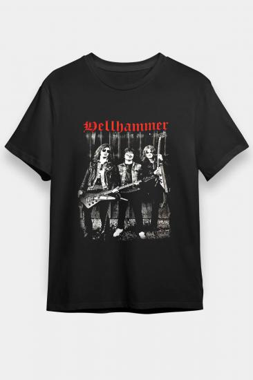 Hellhammer  T shirt , Music Band ,Unisex Tshirt 03/