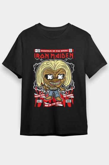 Iron Maiden T shirt ,Rock Music Band ,Unisex Tshirt  04/