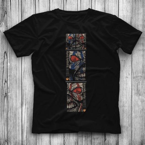 Iron Maiden T shirt ,Rock Music Band ,Unisex Tshirt 60/