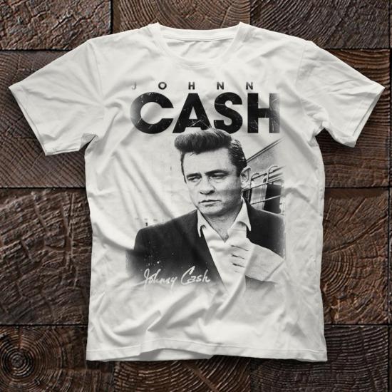Johnny Cash T shirt , Music Band ,Unisex Tshirt 01/