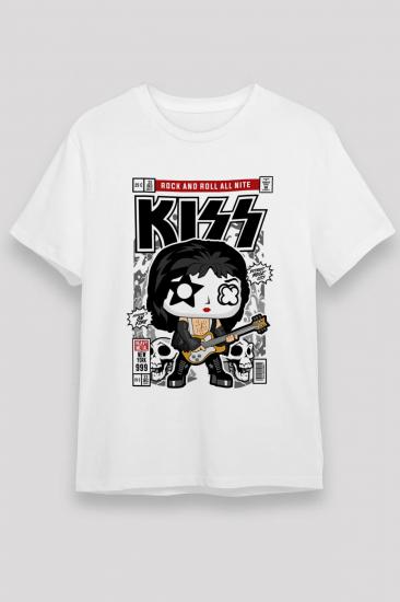 Kiss T shirt ,Rock Music Band ,Unisex Tshirt 06/