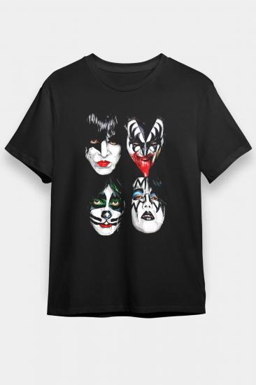 Kiss T shirt ,Rock Music Band ,Unisex Tshirt 10