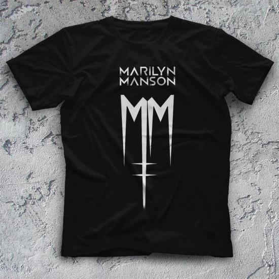 Marilyn Manson T shirt, Music Band ,Unisex Tshirt 01/