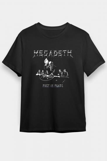 Megadeth T shirt, Music Band ,Unisex Tshirt  06/