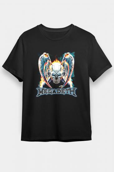 Megadeth T shirt, Music Band ,Unisex Tshirt  07/