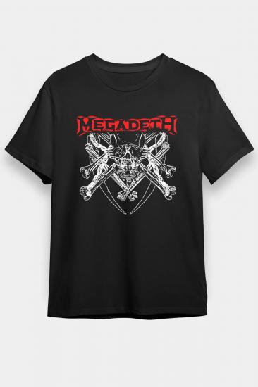 Megadeth T shirt, Music Band ,Unisex Tshirt  08/
