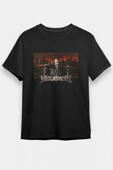Megadeth T shirt, Music Band ,Unisex Tshirt  09/