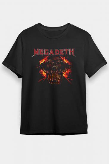 Megadeth T shirt, Music Band ,Unisex Tshirt  12/