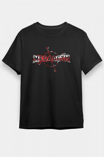 Megadeth T shirt, Music Band ,Unisex Tshirt  15/