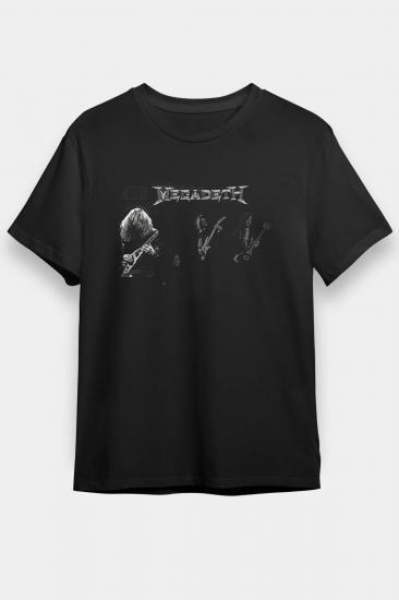 Megadeth T shirt, Music Band ,Unisex Tshirt  16/