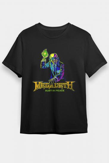Megadeth T shirt, Music Band ,Unisex Tshirt  17/