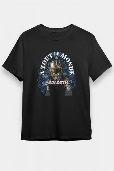 Megadeth T shirt, Music Band ,Unisex Tshirt  18/