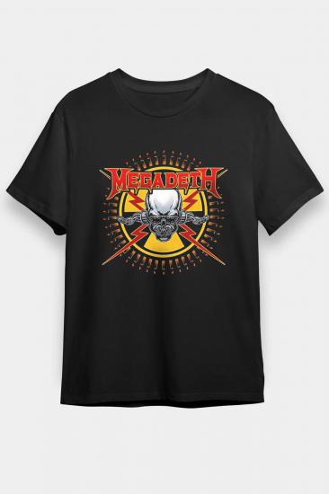 Megadeth T shirt, Music Band ,Unisex Tshirt  19/