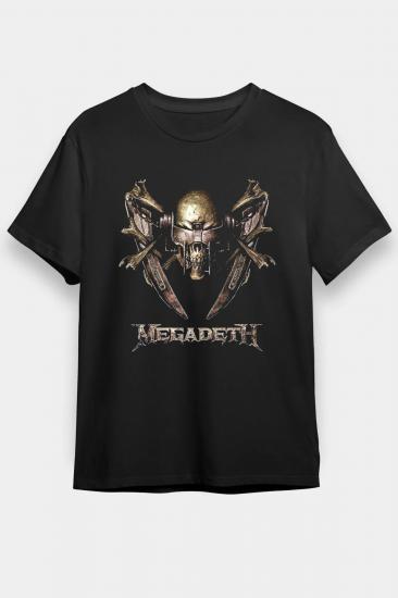 Megadeth T shirt, Music Band ,Unisex Tshirt  20/