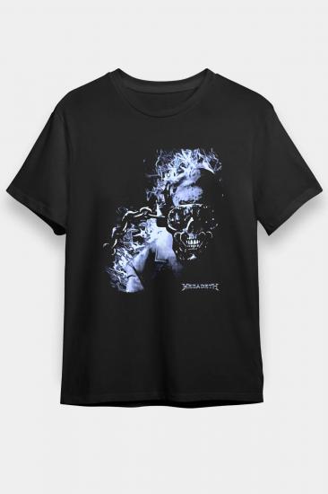 Megadeth T shirt, Music Band ,Unisex Tshirt  21/