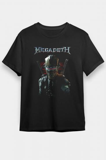Megadeth T shirt, Music Band ,Unisex Tshirt  23/