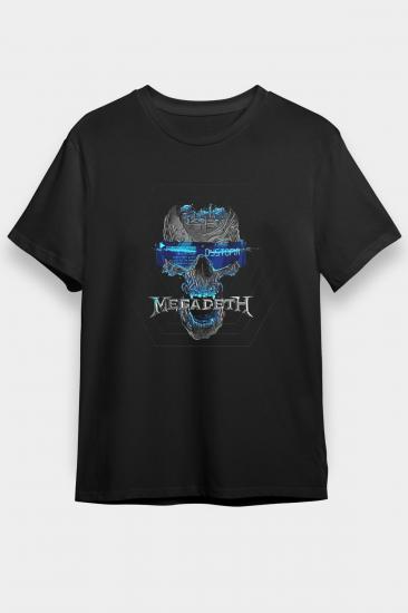 Megadeth T shirt, Music Band ,Unisex Tshirt  25/