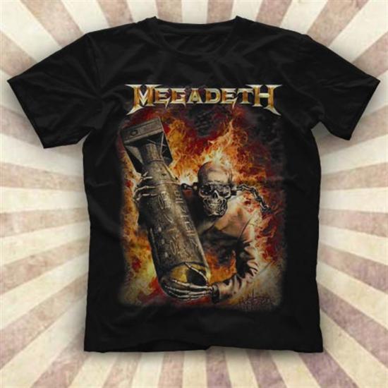 Megadeth T shirt, Music Band ,Unisex Tshirt  29/