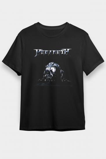 Megadeth T shirt, Music Band ,Unisex Tshirt  40