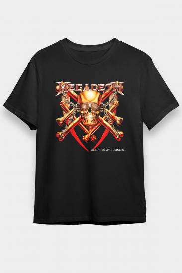 Megadeth T shirt, Music Band ,Unisex Tshirt  41/