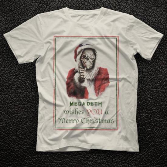 Megadeth T shirt, Wishes-You-A-Merry-Christmas-Be Tshirt  45/