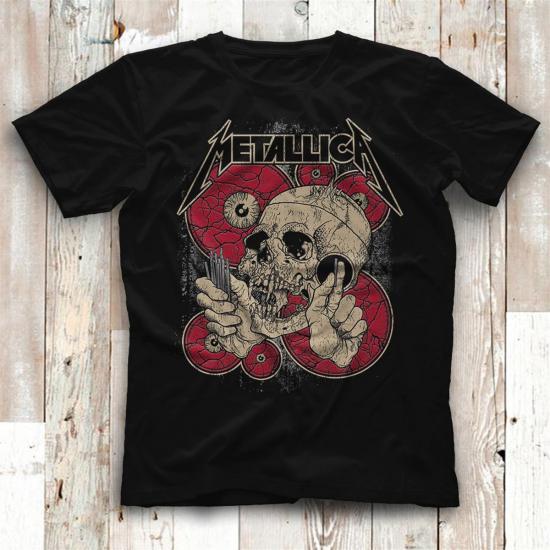 Metallica T shirt, Music Band ,Unisex Tshirt 07/