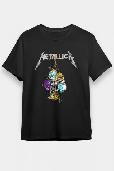 Metallica T shirt, Music Band ,Unisex Tshirt 18/