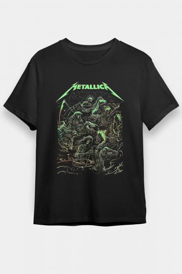 Metallica T shirt, Music Band ,Unisex Tshirt 27/
