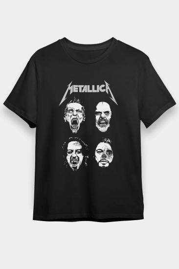 Metallica T shirt, Music Band ,Unisex Tshirt 33/
