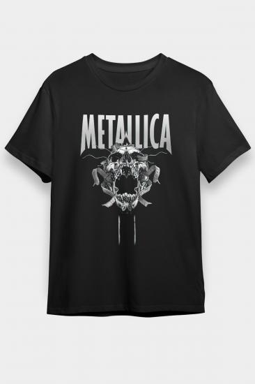 Metallica T shirt, Music Band ,Unisex Tshirt 48/