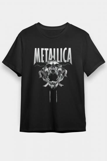 Metallica T shirt, Music Band ,Unisex Tshirt 49/