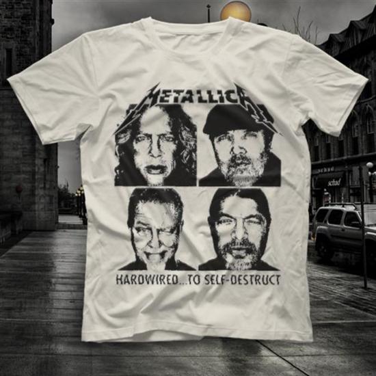 Metallica T shirt, Music Band ,UnisexHardwired-To-Self-Destruct Tshirt 80