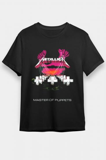 Metallica T shirt, Music Band ,master-of-puppets Tshirt 82