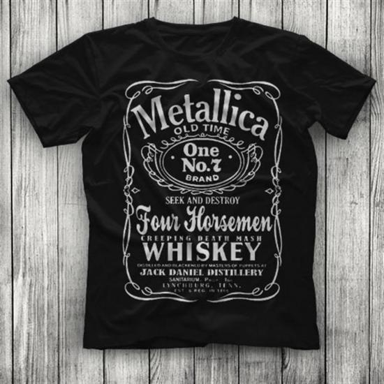 Metallica heavy metal Band Tshirt Whiskey Tshirt
