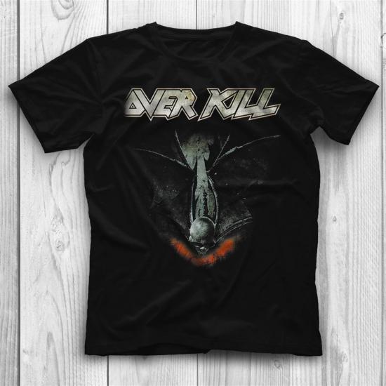 Overkill T shirt, Music Band ,Unisex Tshirt  04
