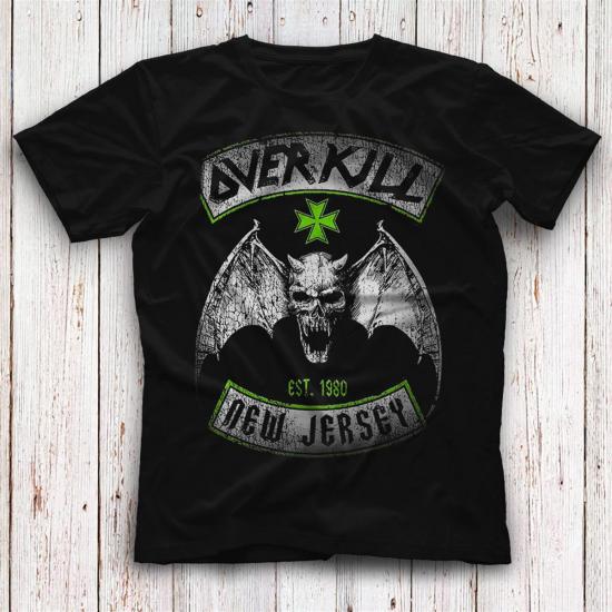Overkill T shirt, Music Band ,Unisex Tshirt  06