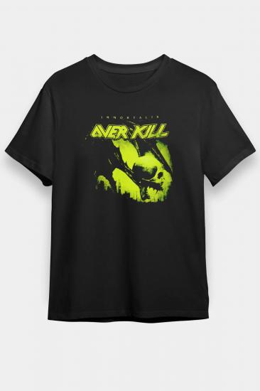 Overkill T shirt, Music Band ,Unisex Tshirt  10