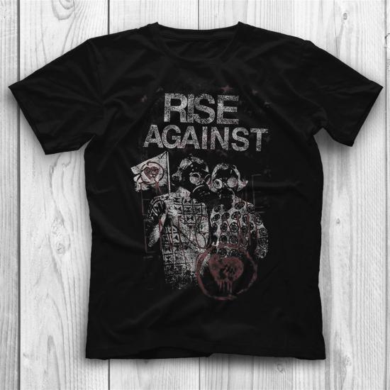 Rise Against T shirt, Music Band ,Unisex Tshirt  01/